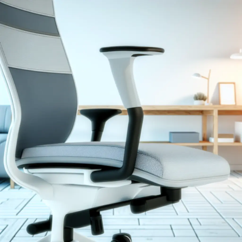 Ergonomiczne krzesło biurowe z regulacją wysokości i podparciem lędźwiowym